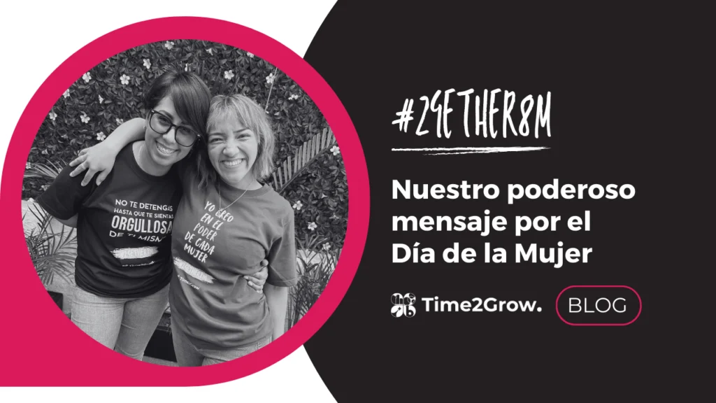 Mujeres conmemorando el día de la mujer en time2grow